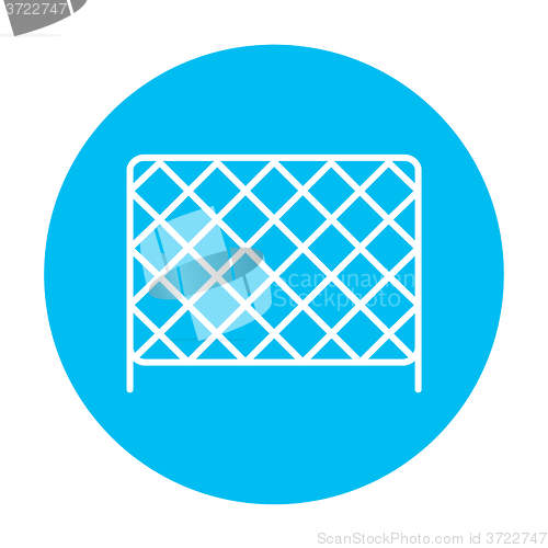 Image of Sports nets line icon.