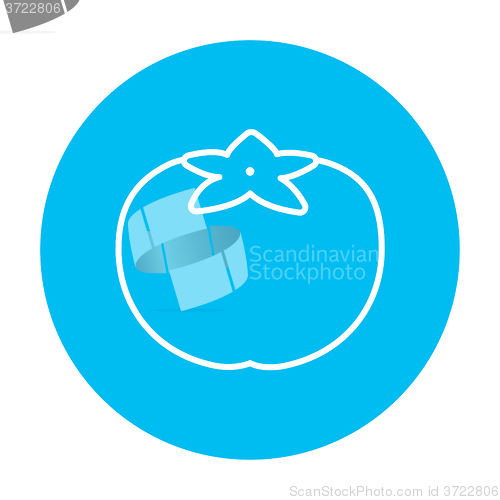 Image of Tomato line icon.