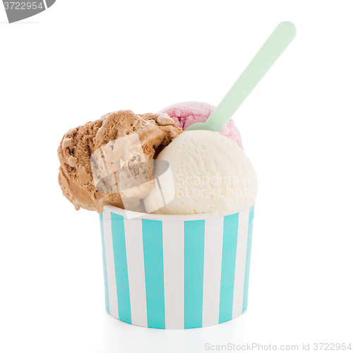 Image of Ice cream scoop in paper cup