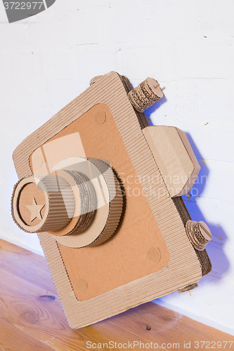Image of handmade cardboard camera