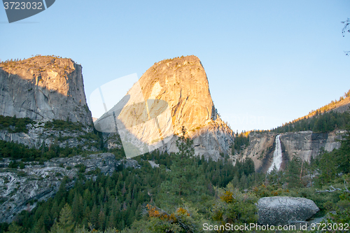 Image of Sunset in Yosemite park