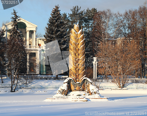 Image of fountain spike of grain