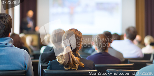 Image of Audience in the lecture hall.