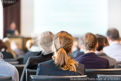 Image of Audience in the lecture hall.