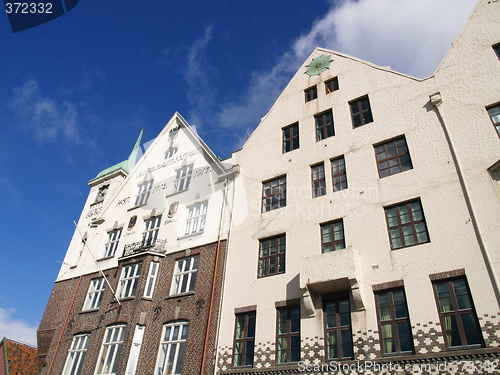 Image of houses on Bryggen Bergen