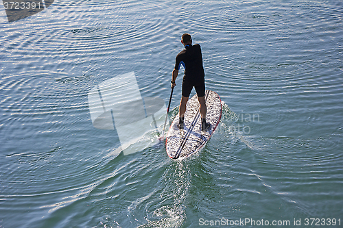 Image of Stand up paddle boarder