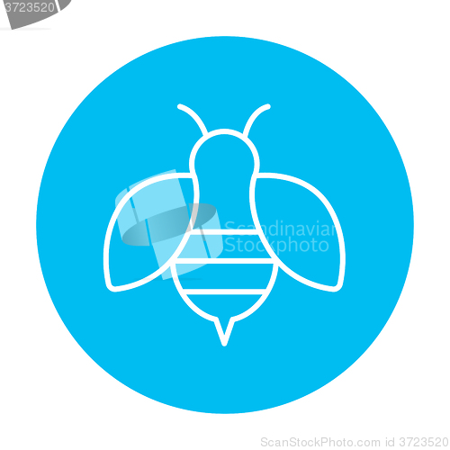 Image of Bee line icon.