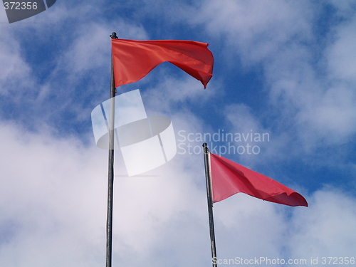 Image of red flags