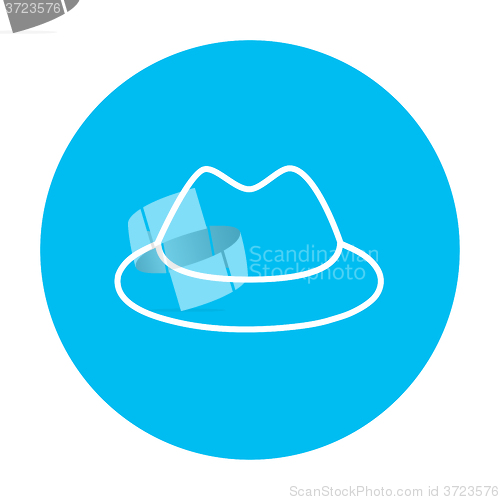 Image of Classic hat line icon.