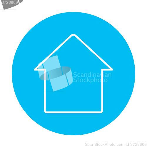 Image of House line icon.