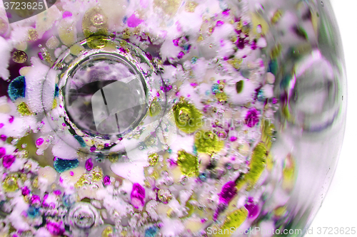 Image of abstract color glass texture