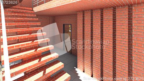 Image of Modern staircase - interior