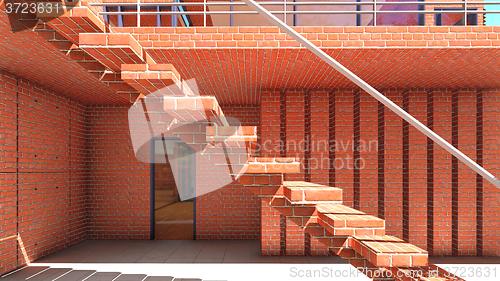 Image of Modern staircase - interior