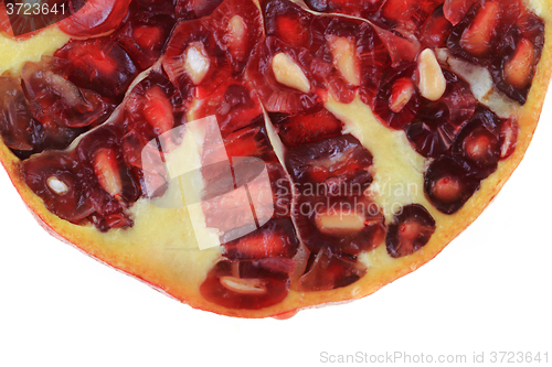 Image of pomegranate isolated