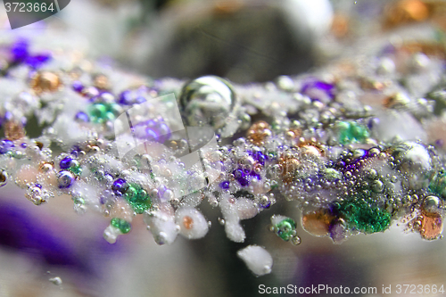 Image of abstract color glass texture
