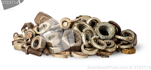 Image of Pile of old fasteners