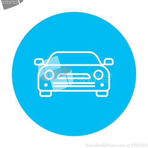 Image of Car line icon.