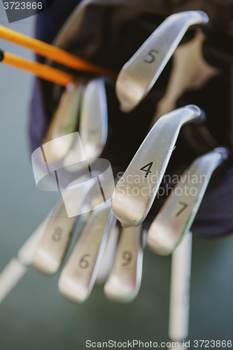 Image of Dirty golf clubs