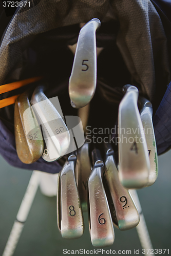 Image of Dirty golf clubs