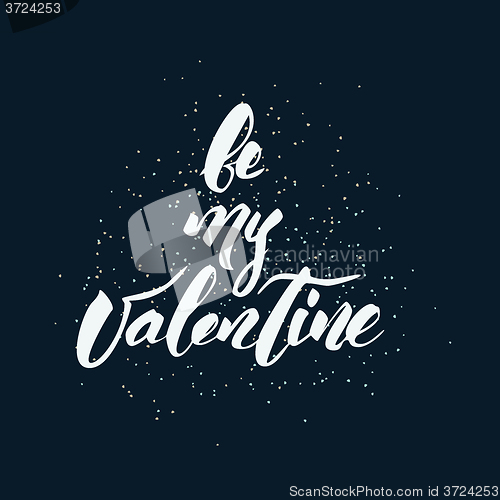 Image of Happy Valentine\'s Day handwritten lettering