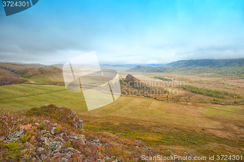 Image of mountains in beauty day