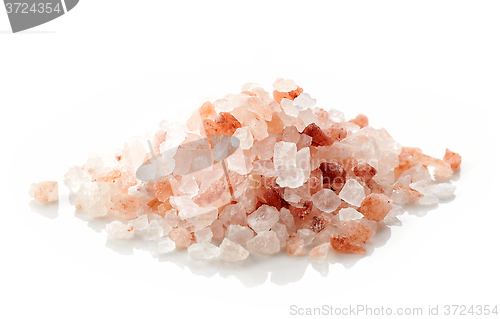 Image of heap of pink himalayan salt