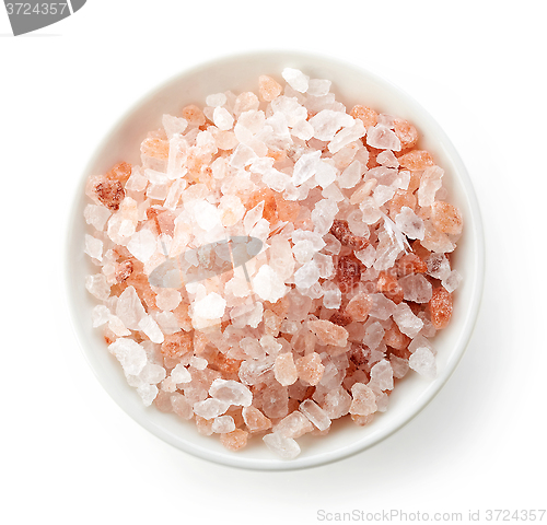 Image of bowl of pink himalayan salt