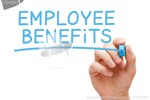 Image of Employee Benefits Blue Marker