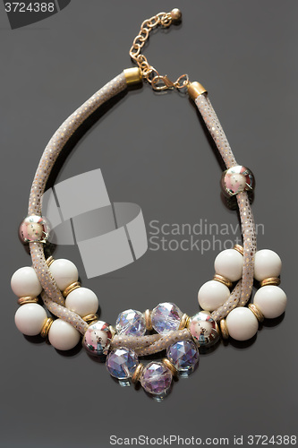 Image of pearl necklace. 