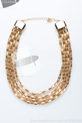 Image of metal feminine necklace. 