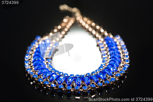 Image of color plastic  necklace