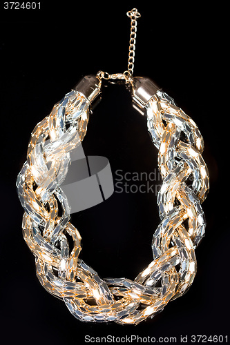 Image of metal feminine necklace. 