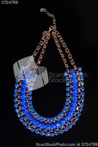 Image of color plastic  necklace