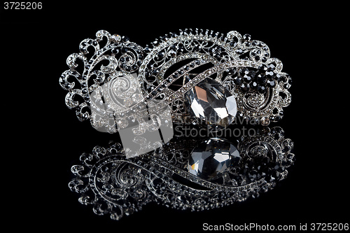 Image of jewellery brooch isolated 