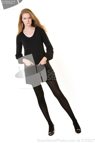Image of Woman in black