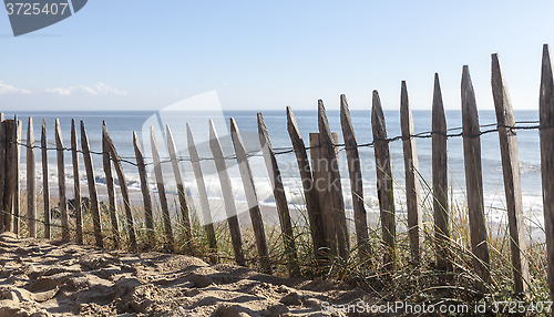 Image of Fence on a Sand Dune