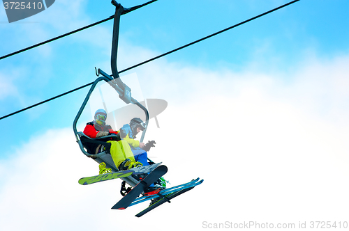 Image of Cableway on ski resort