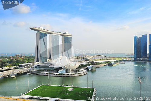 Image of Singapore bay overview