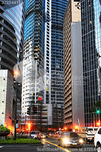 Image of Makati business downtown, Manila