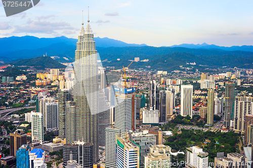 Image of Kuala Lumpur skyline, Malaysia