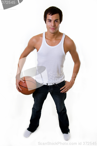 Image of Playing basketball