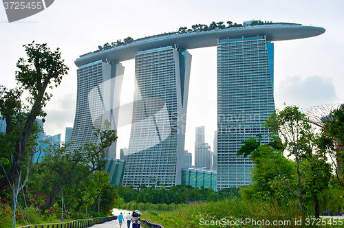 Image of Singapore Marina Bay resort