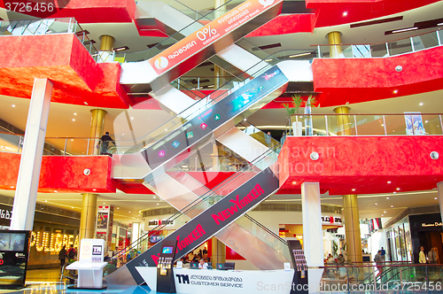 Image of Escalators at Tbilisi Mall, Georgia