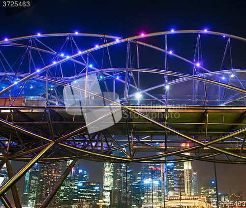 Image of Helix bridge, Singapore