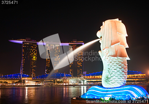 Image of Merlion statue, Singapore