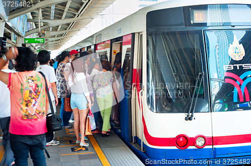 Image of Bangkok subway station, Thailand