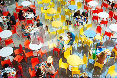 Image of Food court at shopping mall