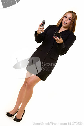 Image of Busy woman