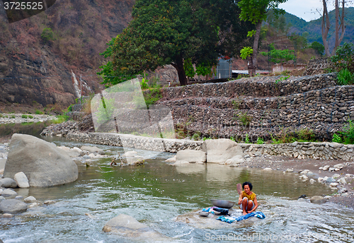 Image of Washing clothes, Philippines