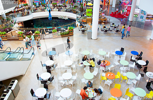 Image of Food court at shopping mall